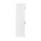 Alaterre Furniture Derby 27"W x 29"H Wall Mounted Bath Storage Cabinet with Glass Cabinet Doors and Shelf ANDE74WH - alternate 2